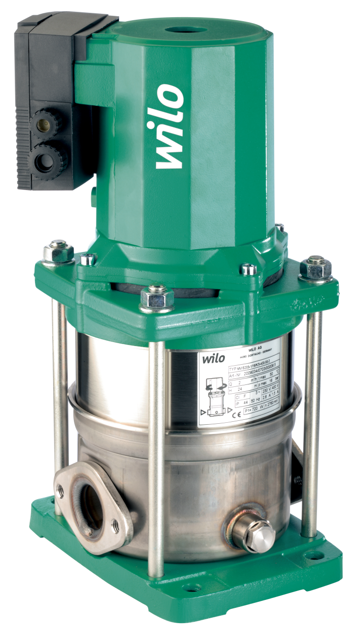 Многоступенчатый насос с мотором с мокрым ротором Wilo MVIS 210